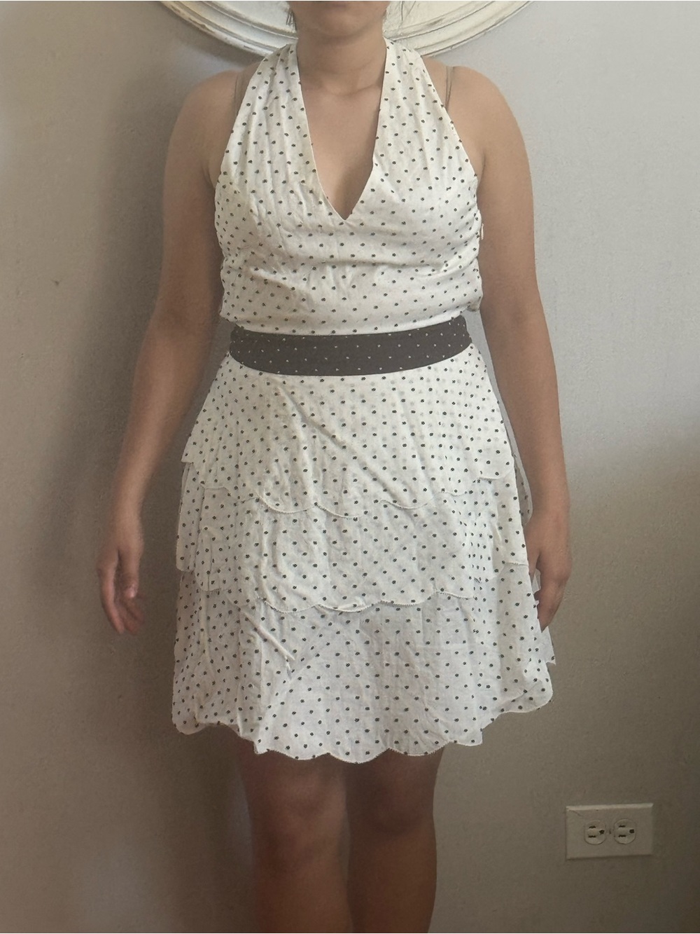 Marysia Swim One-Shoulder White with Black Polka Dots
